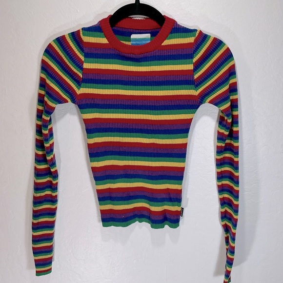 UNIF Rainb Cropped Knit Sweater - Picture 2 of 2